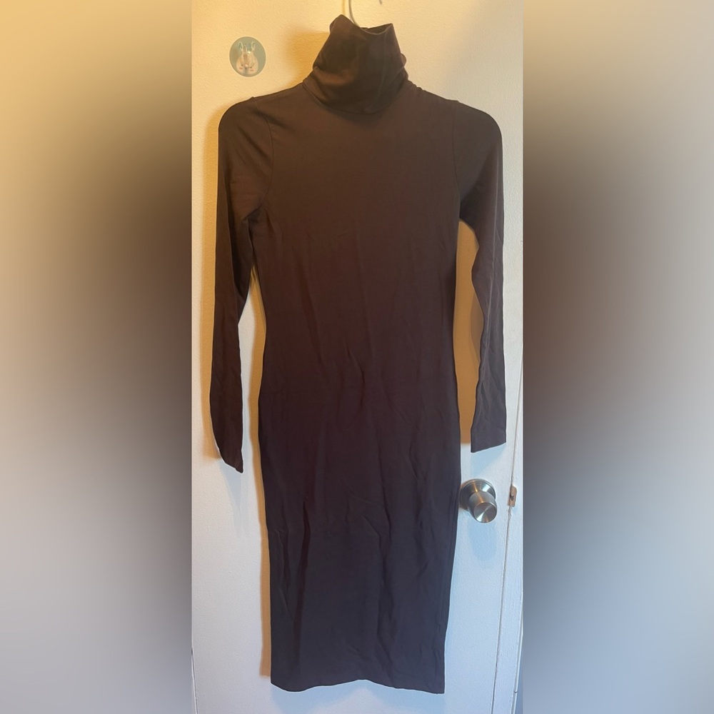 Long, Sleek, Black, Sexy, Midi Dress. NWOT. By ASOS. Size 6